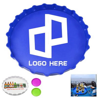 Round Plastic Serving Tray