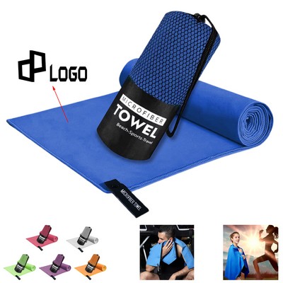 Ultra Absorbent Microfiber Sports Towel