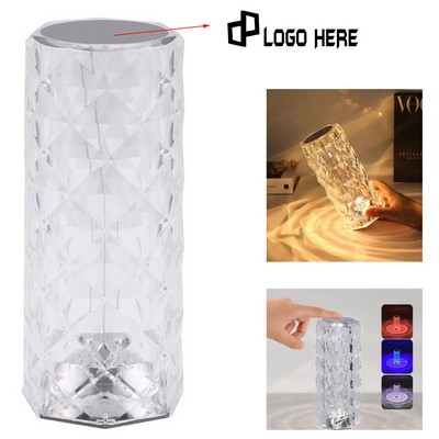 Crystal Cylinder Table Night Lights
