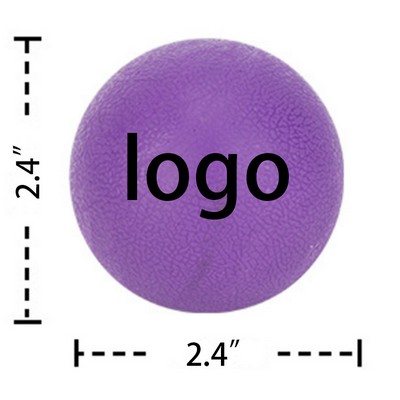 2 2/5" TPR Muscle Knots Myofascial Release Trigger Point Therapy Massage Lacrosse Ball