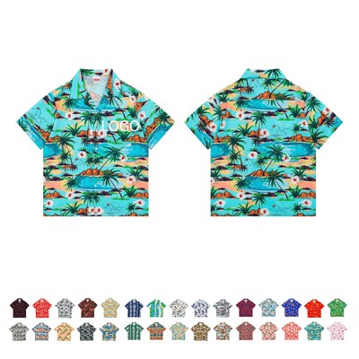 Men's Hawaiian Tropical Beach Shirt