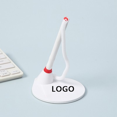 Desktop Ballpoint Pen w/Base