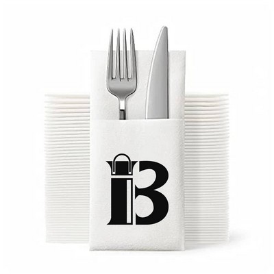 Linen-Feel Disposable Pocket Napkins