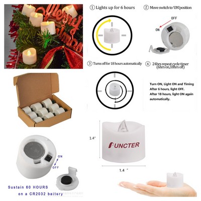 Flashing Timer Led Tea Light Candle