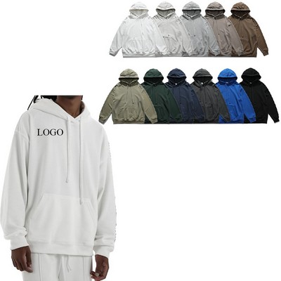 380G Cotton Terry Hooded Sweatshirt