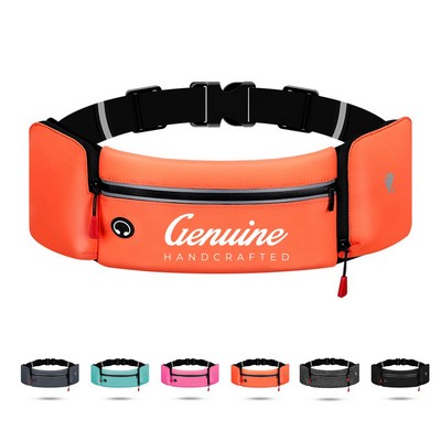 Premium Neoprene Running Fanny Pack with Adjustable Elastic Strap