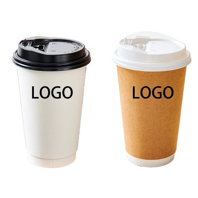 16 Oz Thickened Insulated Disposable Coffee Paper Cup