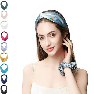 Silk Satin Elastic Headband