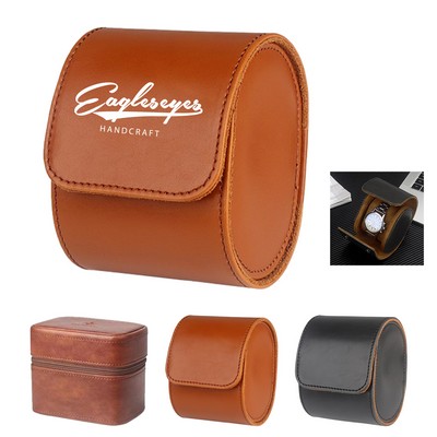 Waterproof PU Leather Watch Storage Case