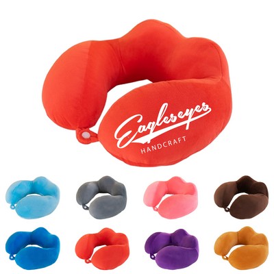 2N1 Gingerbread Heart Cushion & Neck Pillow Set