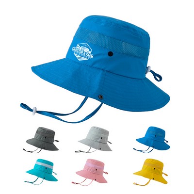 Breathable UPF 50+ Sun Bucket Hat