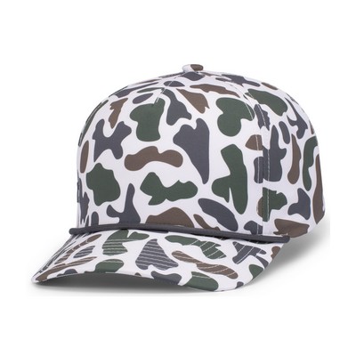 Pacific Headwear Duck Camo 5-Panel Trucker Cap