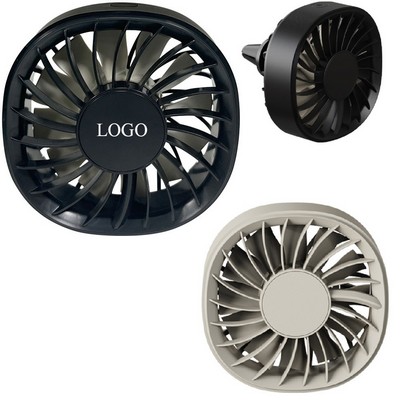 Car Circulator Fan With Colorful Lights