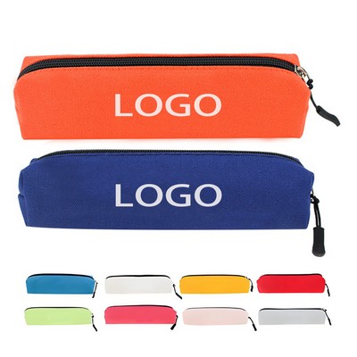 Colorful Canvas Pencil Pouch