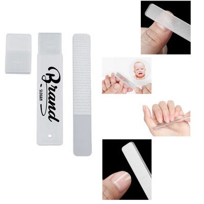 Glass Nail File Buffer with Case
