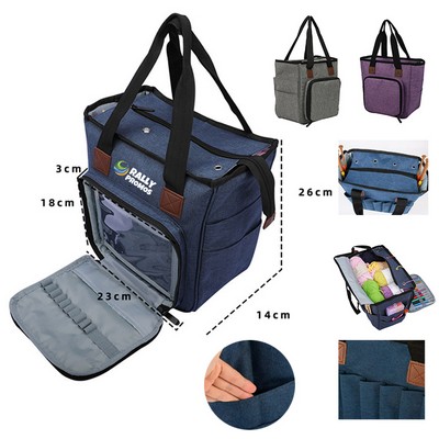 Knitting Crochet Bag Embroidery Kits Storage Bag