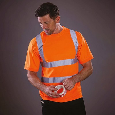 Class 2 Hi-Vis Short Sleeve Safety T-Shirts
