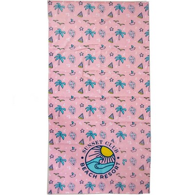 ProColor Poly Velour Beach Towel 28" x 58"