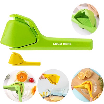 Portable Handheld Citrus Press Effortless Manual Juicer Lemon Squeezer