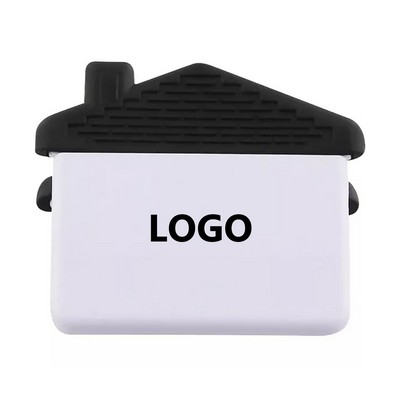 Custom House-Shaped Magnetic Clip2.76" × 2.44" × 1.38"
