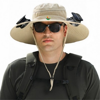 Solar Fan Cooling Outdoor Fishing Hat