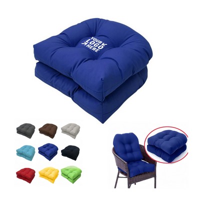2 pcs Outdoor Waterproof Chair Cushions