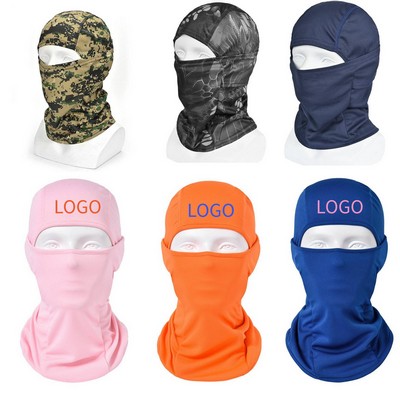 Cycling Windproof Ice Silk Face Mask - UV Protection for Men Fishing Outdoor Activities