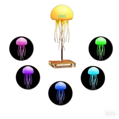 Voice-Activated Jellyfish LED Ambient Light
