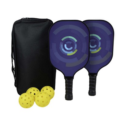 Deluxe Pickleball Set Single-Sided Paddles