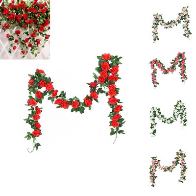 Artificial Rose Vine Flowers