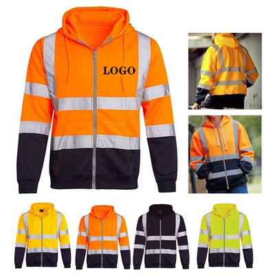 Class 3 Reflective Work Hoodie