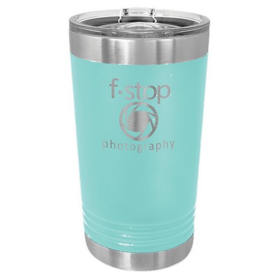 Polar Camel Teal 16 oz. Pint with Slider Lid