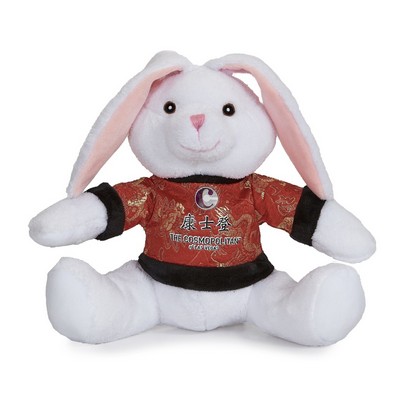 10" Zodiac Bunny with Chinese New Year Shirt