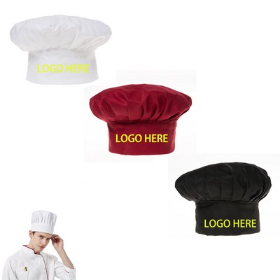 Unisex Adjustable Chef Cap