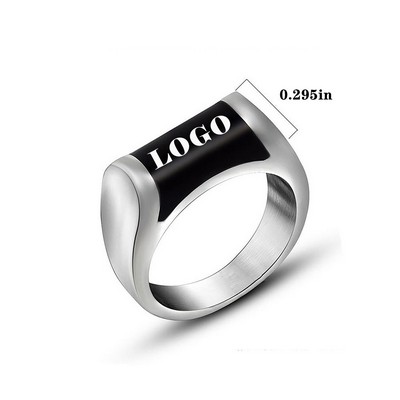 Punk Style Titanium Steel Ring
