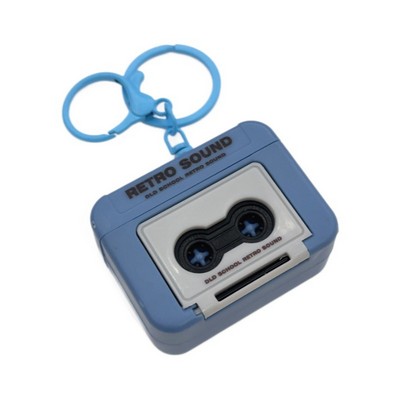 Creative Mini Tape Recorder Keychain - Retro Cassette Player Portable Keychain Gifts