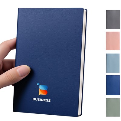 Soft Leather A5 Notebook w/Bookmark