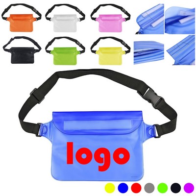 Waterproof Cell Phone Dry Bags With Adjustable Waist Strap