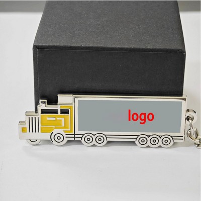 Metal Truck Keychain