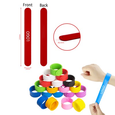 1 Inche Wide Custom Slap Bracelet