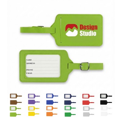 PU Leather Luggage Tag