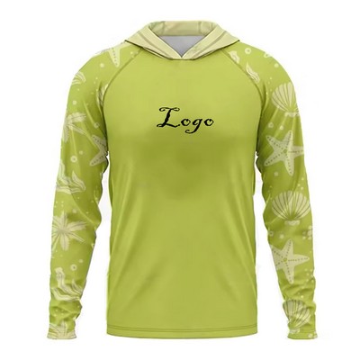 Sunproof Long Sleeve T Shirt With Hoodie