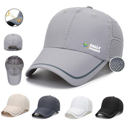 Unisex Oversize Mesh UV Quick Dry Outdoor Sport Baseball Cap