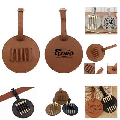 Golf Spike Leather Case Golf Bag