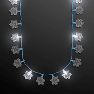 Snowflakes String Lights Necklace - BLANK