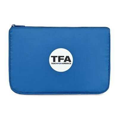 Arlo Recycled rPET Zippered Pouch - Royal Blue