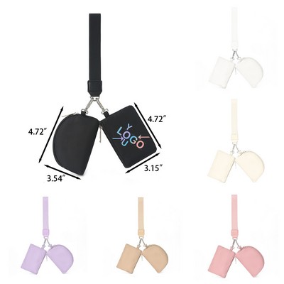 Compact Zip Wristlet Wallet