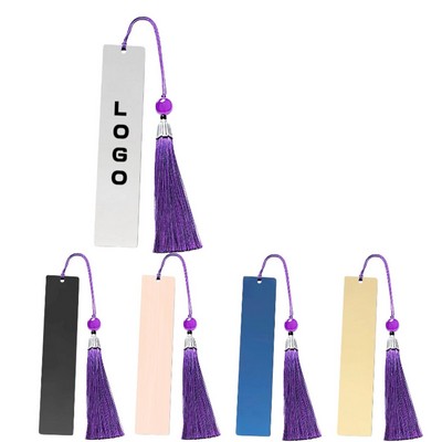 Metal Tassel Bookmark