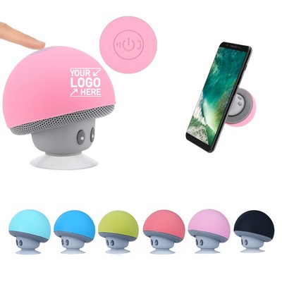 Silicone Wireless Speaker With Suction Cup