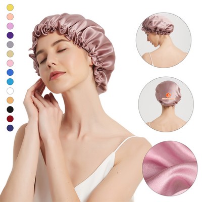 Satin Shower Cap w/Elastic Band